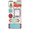 Basic Grey - Nordic Holiday: Title Stickers 6"x12"