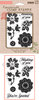 Basic Grey/Hero Arts: Luscious Patterned Flowers Clear Stamps