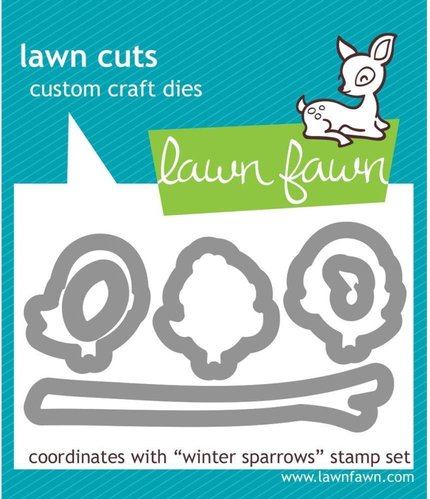 Lawn Fawn - Lawn Cuts: Winter Sparrows