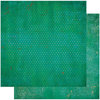 BoBunny - Double Dot Vintage: Turquoise Vintage Paper 12x12" (A)