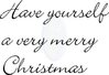Crafty Impressions - Clear Stamp: Have yourself a merry