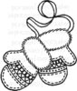 Crafty Impressions - Clear Stamp: Winter Mittens