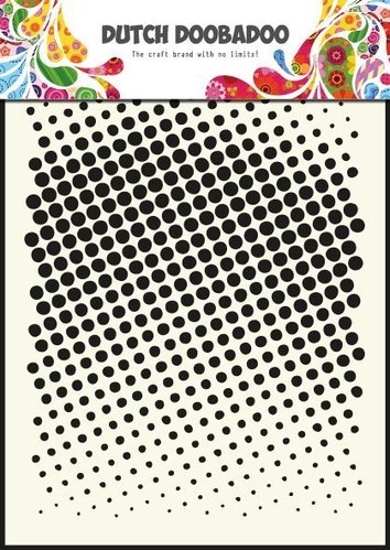 Dutch Doobadoo - Stencil: Faded Dots