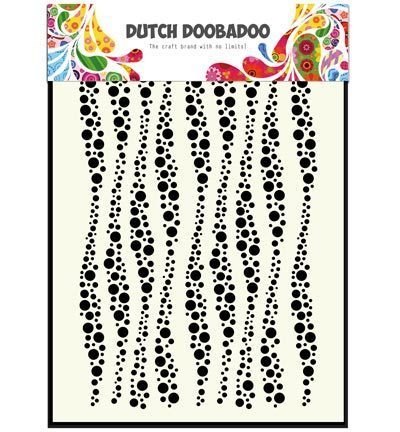 Dutch Doobadoo - Stencil: Wavy Stripes