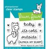 Lawn Fawn - Clear Stamps: Winter Alpaca