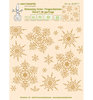 Leane Creatief - Embossing Folder: Snowflakes Background