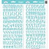 Doodlebug - Alphabet Stickers: Abigail, swimming pool / türkis
