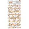 Thickers : Printed Chipboard Phrase Stickers - Cozy