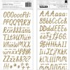 American Crafts - Thickers: Sunlight - Glitter Foam Letter Stickers (171 St., gold)