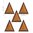 Sizzix - Thinlits: Tim Holtz - Stacked Tiles - Triangles (25 Dies)