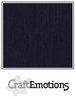 Craft Emotions: Cardstock mit flacher Leinenstruktur schwarz 12x12" (10er Pack)