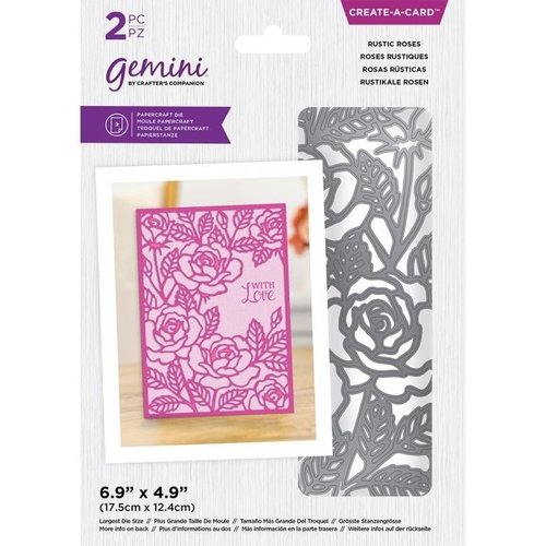 Gemini - Create-A-Card Die: Rustic Roses