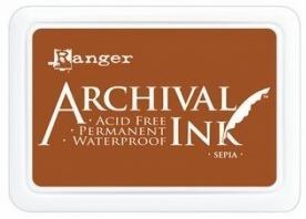 Ranger Archival Ink Pad: Sepia