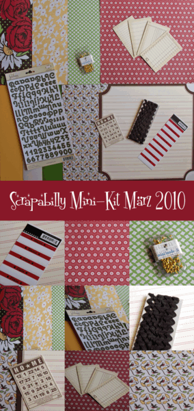 Scrapabilly Mini-Kit März 2010
