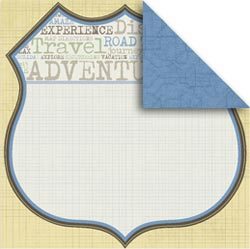Kaisercraft: Pack Your Bags - Road Sign 12"x12"