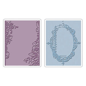 Tim Holtz Alterations Embossing Folder: Fancy & Floral Frames Set