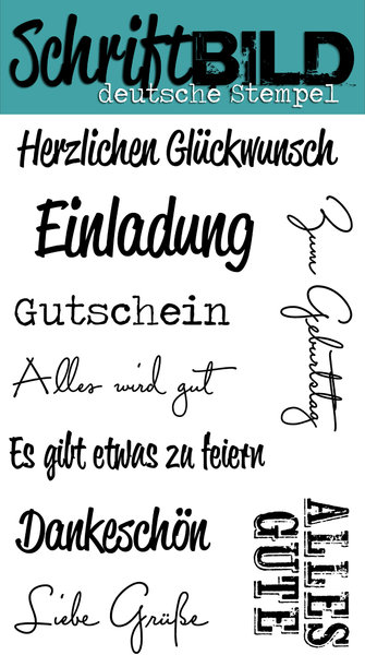 SchriftBILD Stempel: Post Für Dich (by Sylvia)