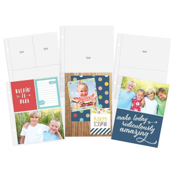 Simple Stories - Sn@p!: Page Protectors - 6x8" Mix-Pack (10 St.)