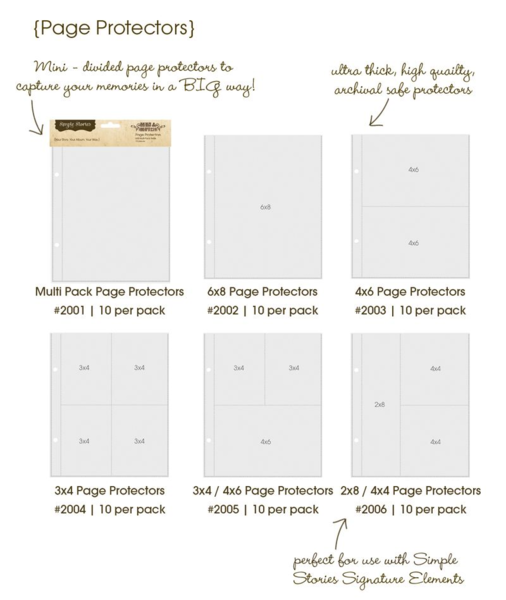 Simple Stories - Sn@p!: Page Protectors - 6x8" (10 St.)