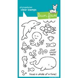 Lawn Fawn - Clear Stamps: Critters in the Sea (VERGILBT)