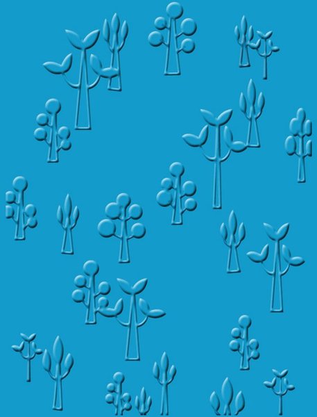 Craft Concepts Universal Embossing Folder: Tall Trees