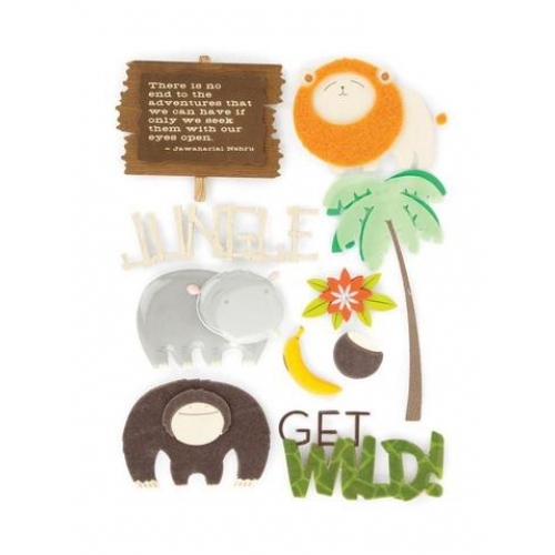 Making Memories - Design Shop Stickers: Animals Jungle