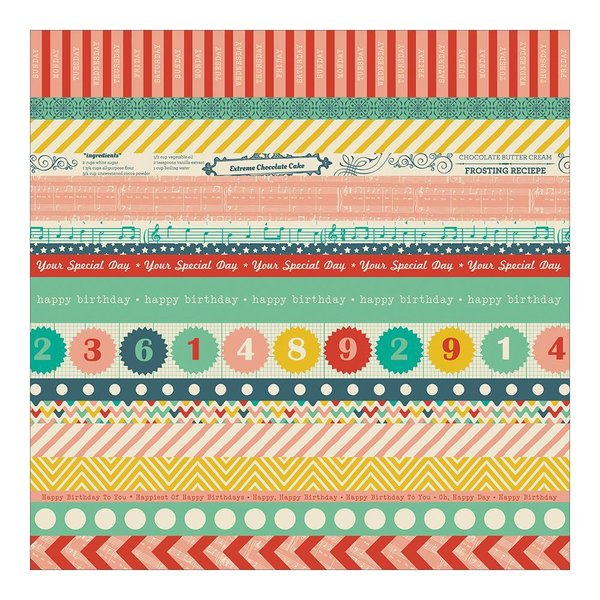 Crate Paper - Party Day: Washi Paper 12"x12"