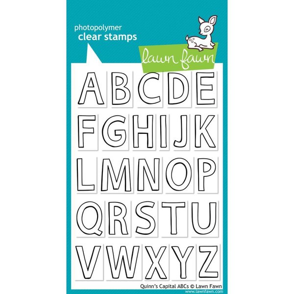 Lawn Fawn - Clear Stamps: Quinn´s Capital ABCs