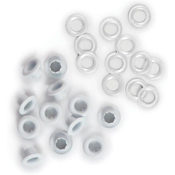 We R Memory Keepers - Eyelets & Washers: White (35 St.)