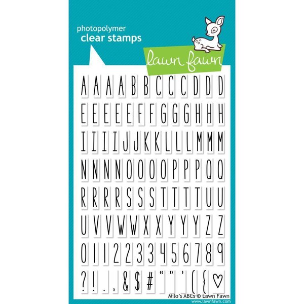 Lawn Fawn - Clear Stamps: Milo´s ABCs