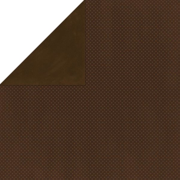 BoBunny - Double Dot: Coffee Paper 12x12"