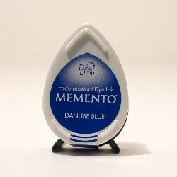 Memento Dew Drop Dye Ink: Danube Blue
