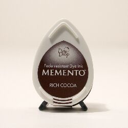 Memento Dew Drop Dye Ink: Rich Cocoa