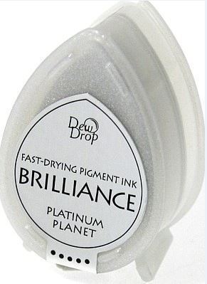 Brilliance Dew Drop Pigment Ink: Platinum Planet