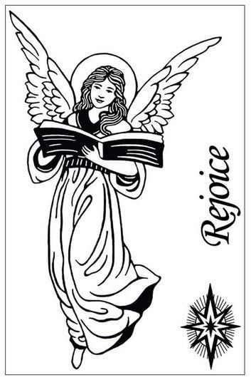 Hot Off The Press - Clear Stamps: Rejoice Angel