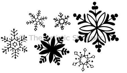 The Artistic Stamper - Stempelgummi: Snowflakes