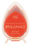 Brilliance Dew Drop Pigment Ink: Rocket Red Gold (Pearlescent)