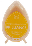 Brilliance Dew Drop Pigment Ink: Sunflower Yellow