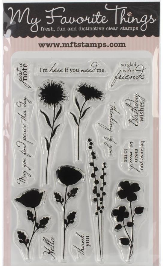 My Favorite Things - Clear Stamps: Peaceful Wildflowers