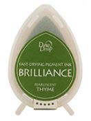 Brilliance Dew Drop Pigment Ink: Pearlescent Thyme
