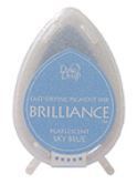 Brilliance Dew Drop Pigment Ink: Pearlescent Sky Blue