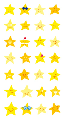 Artemio - Puffy Stickers: Stars