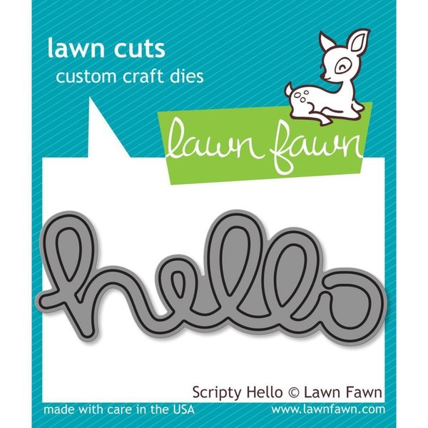 Lawn Fawn - Lawn Cuts: Scripty Hello