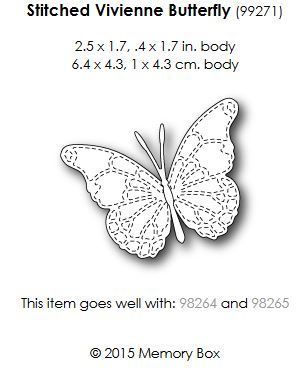 Memory Box - Stanze: Stitched Vivienne Butterfly