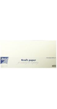 Joycrafts - Kraftpapier: Weiß 6x12" (20 Blatt)