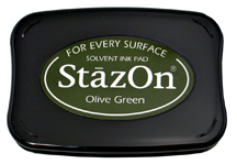 StazOn Stempelkissen: Olive Green