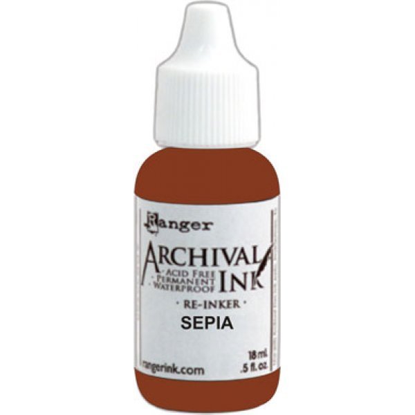 Archival Ink Re-Inker: Sepia