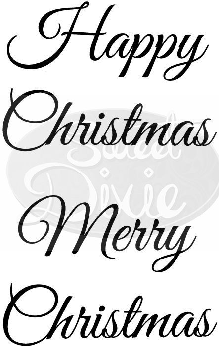 Personal Impressions - Clear Stamps: Large Christmas Greetings