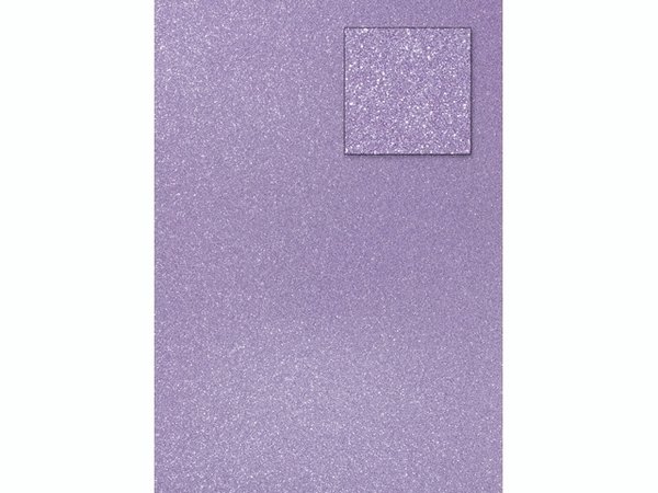 Heyda - Glitterkarton DIN A4: Lavendel
