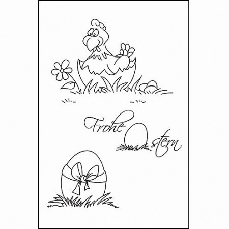 Efco - Clear Stamps: Frohe Ostern 2
